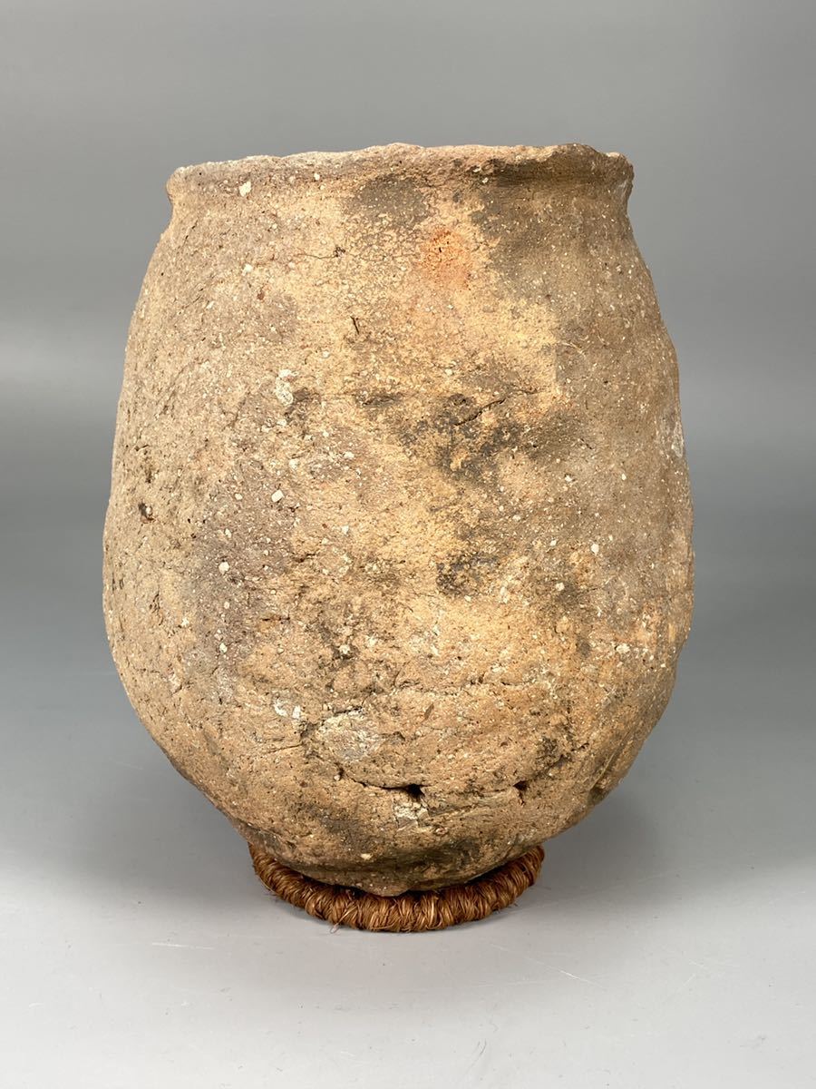 E0705Z6壺 土器 陶器 花入 花瓶 花器 時代物 古美術_画像3