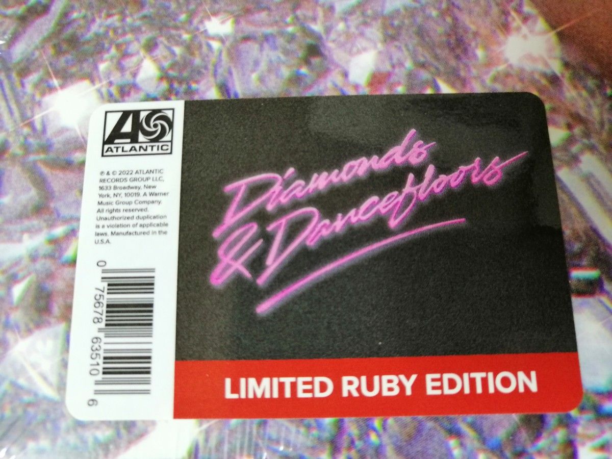 AVA MAX エイバ・マックス DIAMONDS & DANCEFLOORS Ruby VinylレコードLP