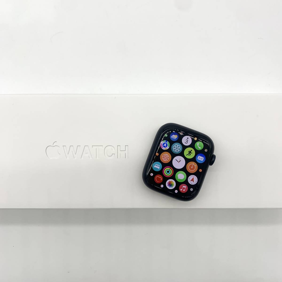 V[A rank ]Apple Watch Series8 45mm midnight aluminium GPS model midnight Solo loop MNP83J/A S16870354850