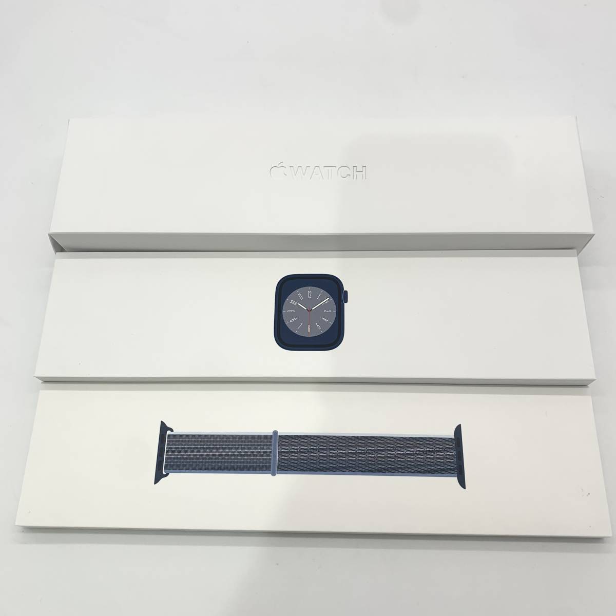 V[A rank ]Apple Watch Series8 45mm midnight aluminium GPS model midnight Solo loop MNP83J/A S16870354850