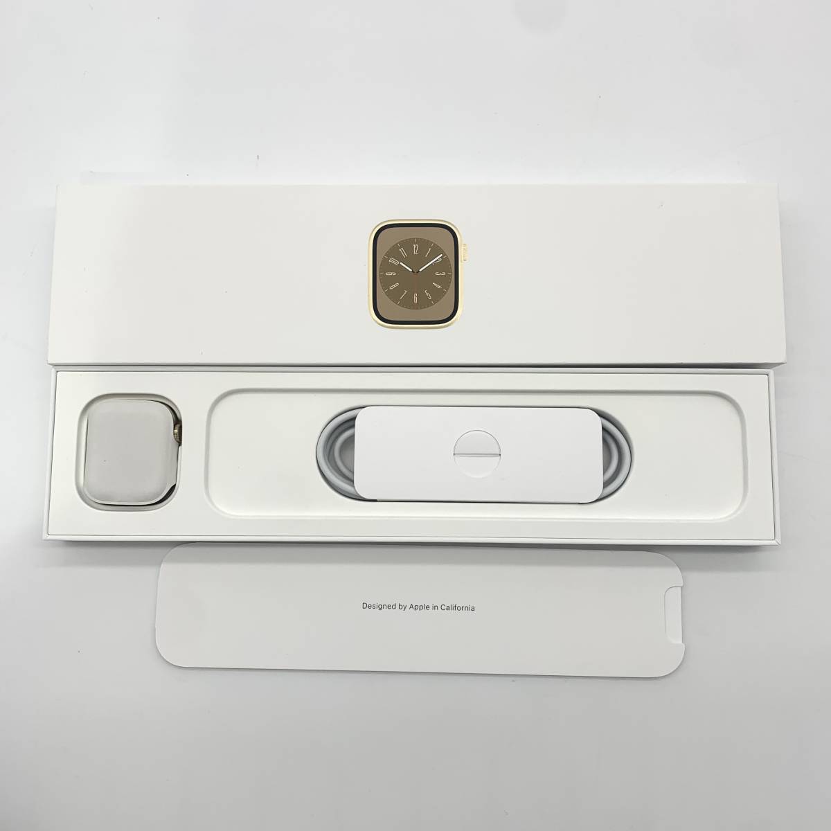 V[A rank ]Apple Watch Series 8 GPS+Cellular model 41mm MNJF3J/A Gold stainless steel S33813240657