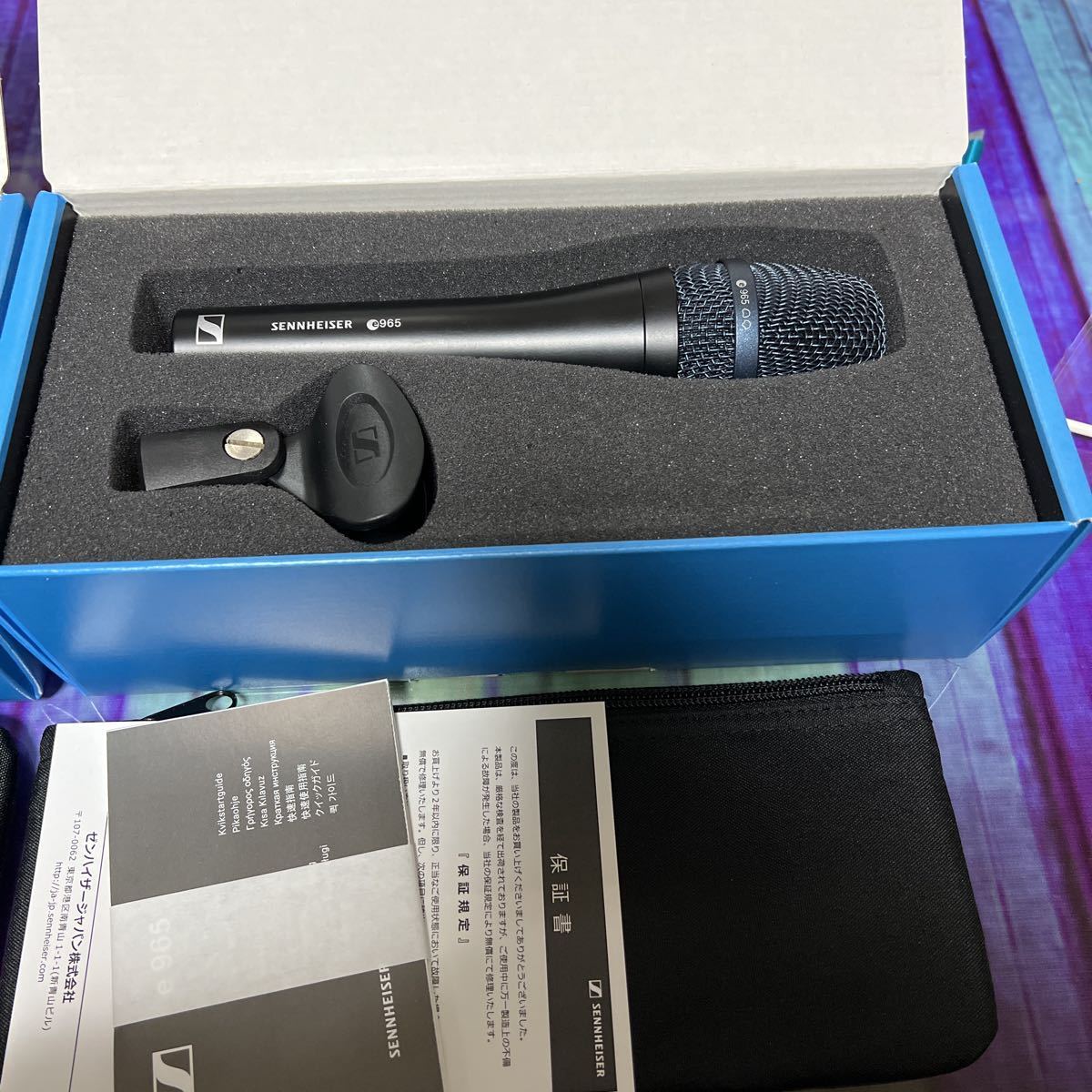 未使用品】SENNHEISER e965 ボーカル用コンデンサーマイク