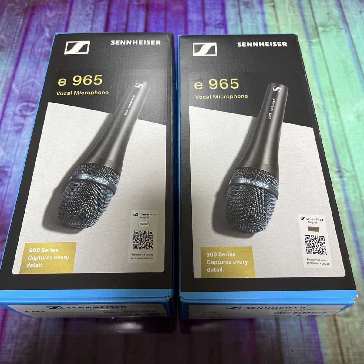 ほぼ未使用 SENNHEISER e965 2本 コンデンサーマイク マイクロフォン