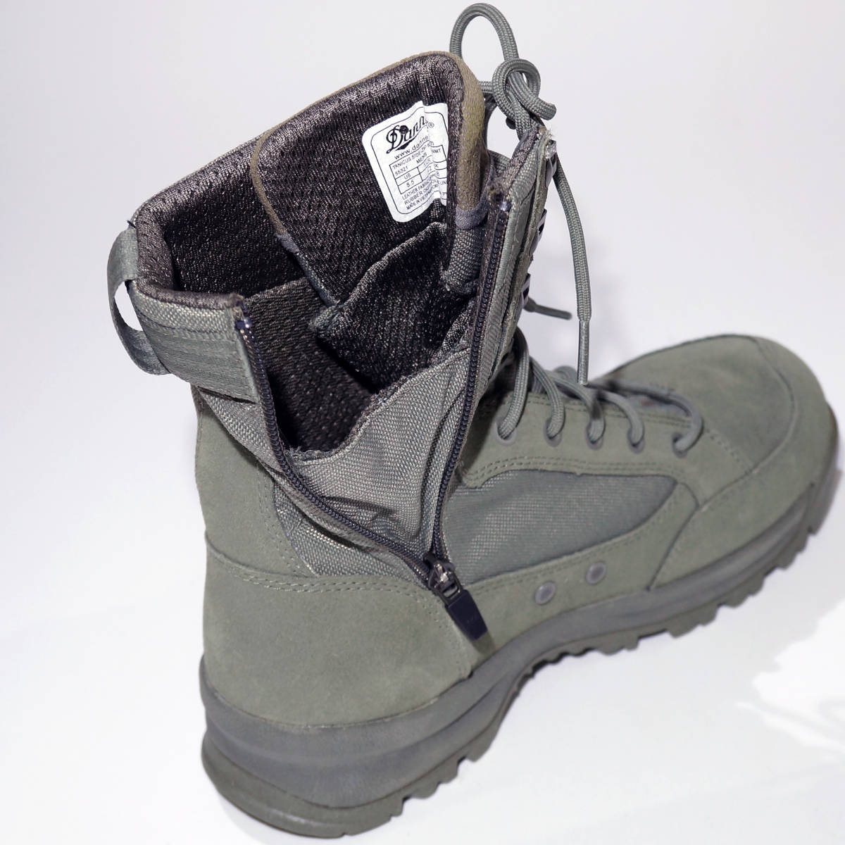 DANNER Tanicus Side-Zip 8" NMT 8.5/7.5（26.5/25.5cm） 左右サイズ違い 訳あり 新品　ダナー 55321 タニカス USAF アメリカ 空軍 ABU_画像6