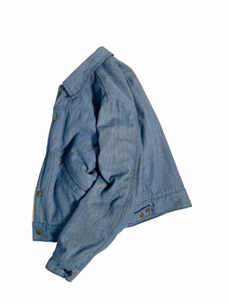 70's VINTAGE USA製 ELY ボアジャケット デニムジャケット 70 70's VINTAGE USA製 ELY ボアジャケット デニムジャケット 70