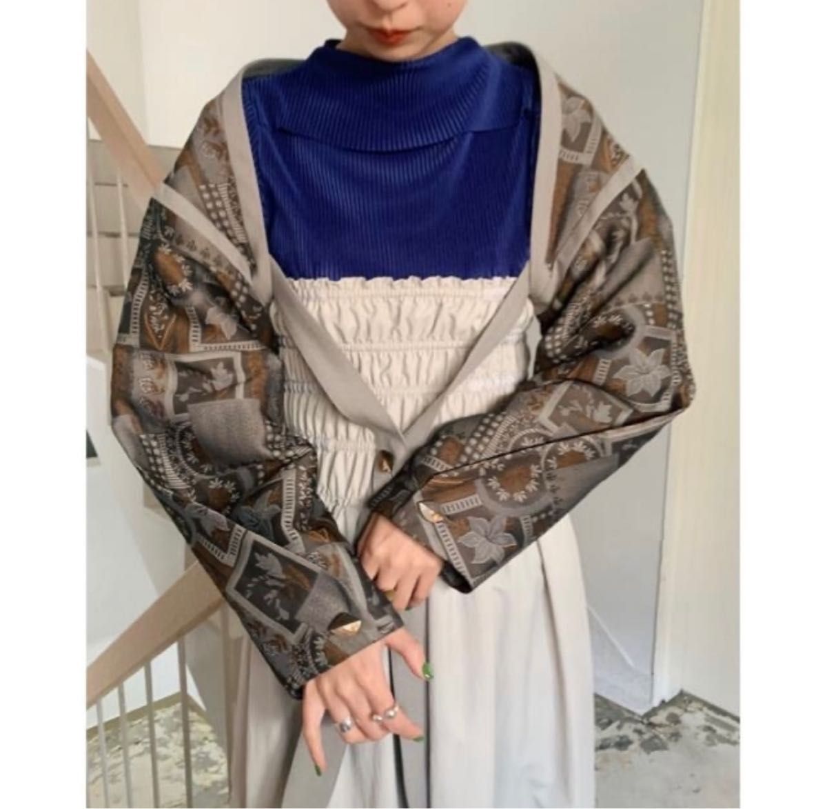 桜の花びら(厚みあり) マメクロゴウチ 21aw ロングカーディガン - 通販