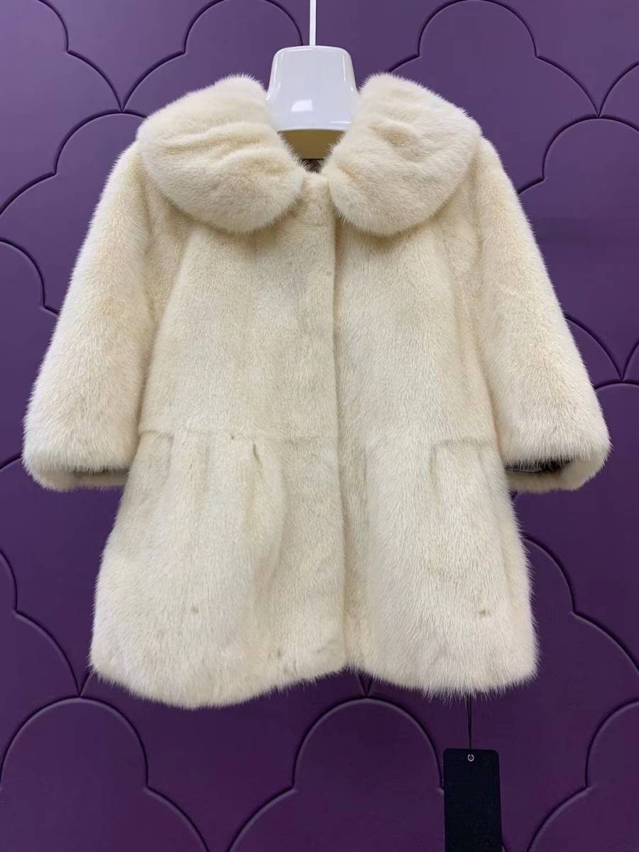 まとめ買いでお得 新品☆贅沢にミンクファーコート☆サンプル品1点物