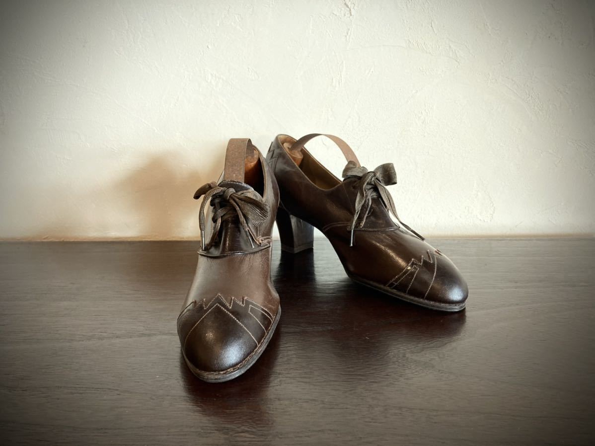 ◆1930´s Italy Vintage Shoes◆EMMA Jettick◆1930年代ヴィンテージシューズ◆アンティークシューズ◆