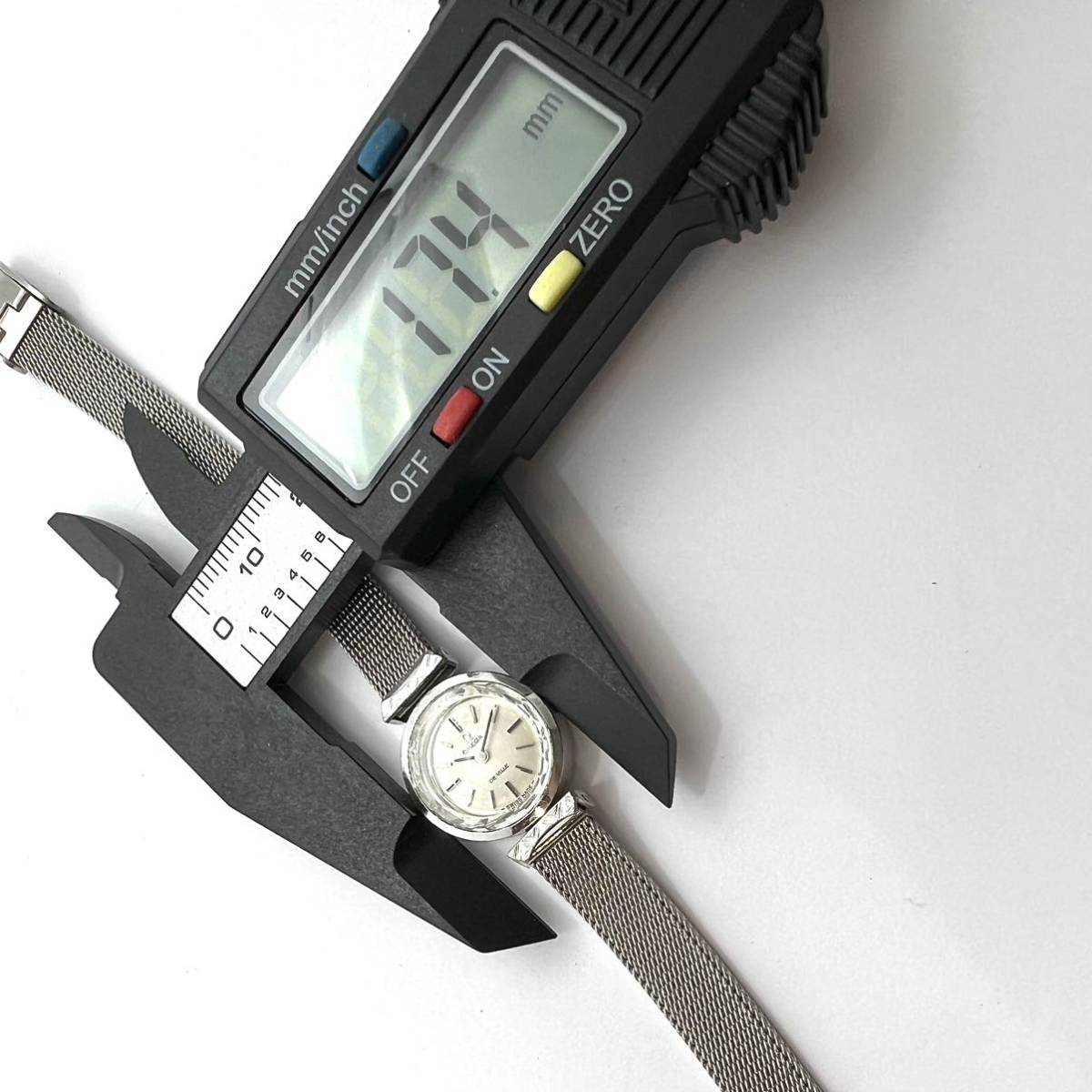 オメガ デビル カットガラス レディース 手巻き アンティーク極美品