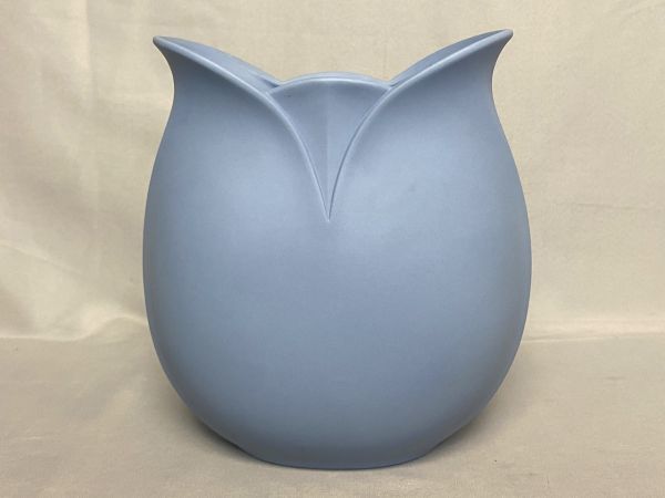 [C999] cameo rose vase ceramics height 19.5cm interior European style ornament b