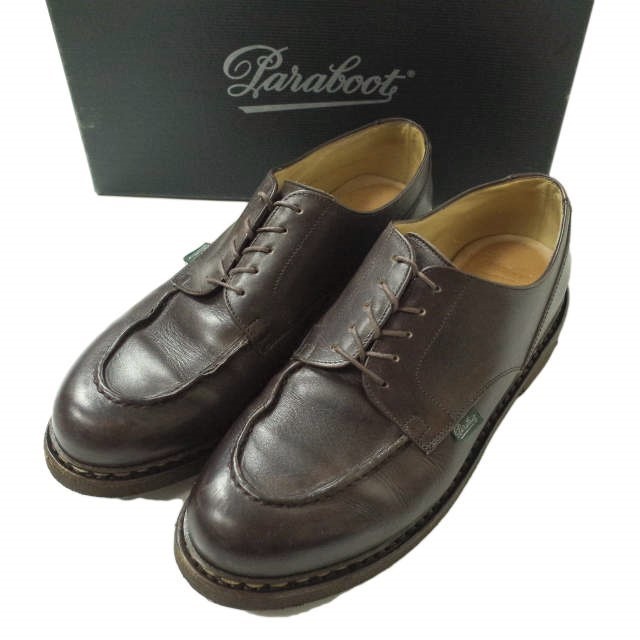 PARABOOT パラブーツ CHAMBORD シャンボード UK8.5(27cm) ダークブラウン TEXソール ノルヴェイジャン リスレザー シューズ g937