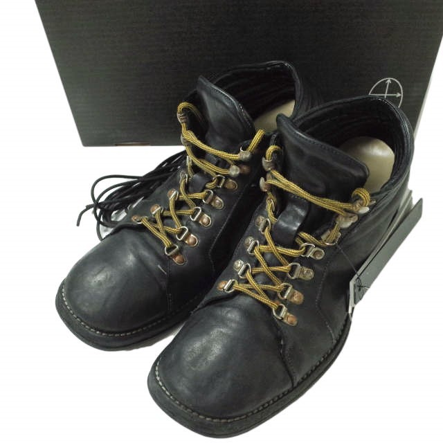 incarnation インカネーション 20AW Horse Leather Trekking Shoes ホースレザートレッキングブーツ 32111V-7747 42(27cm) ブラック g10424