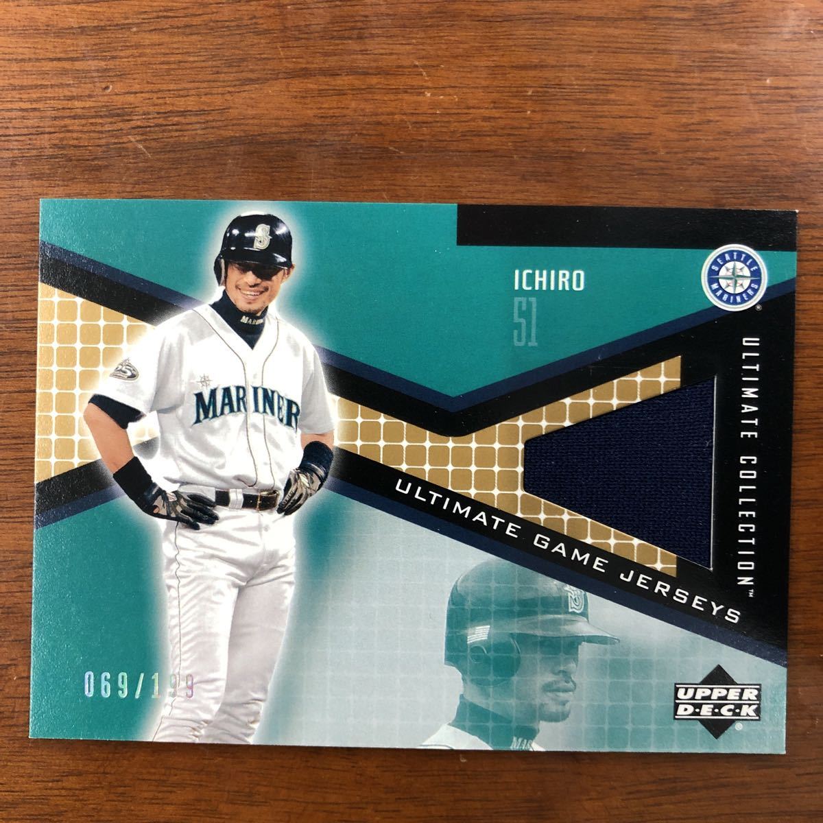 イチロー UPPER DECK 199枚限定 ジャージカード ICHIRO(2002年
