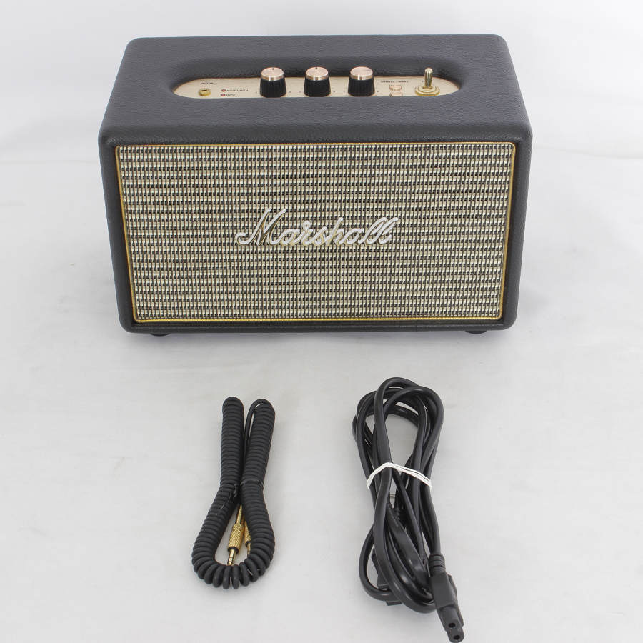 美品】Marshall Acton ブラック Bluetooth対応 スピーカー マーシャル ...