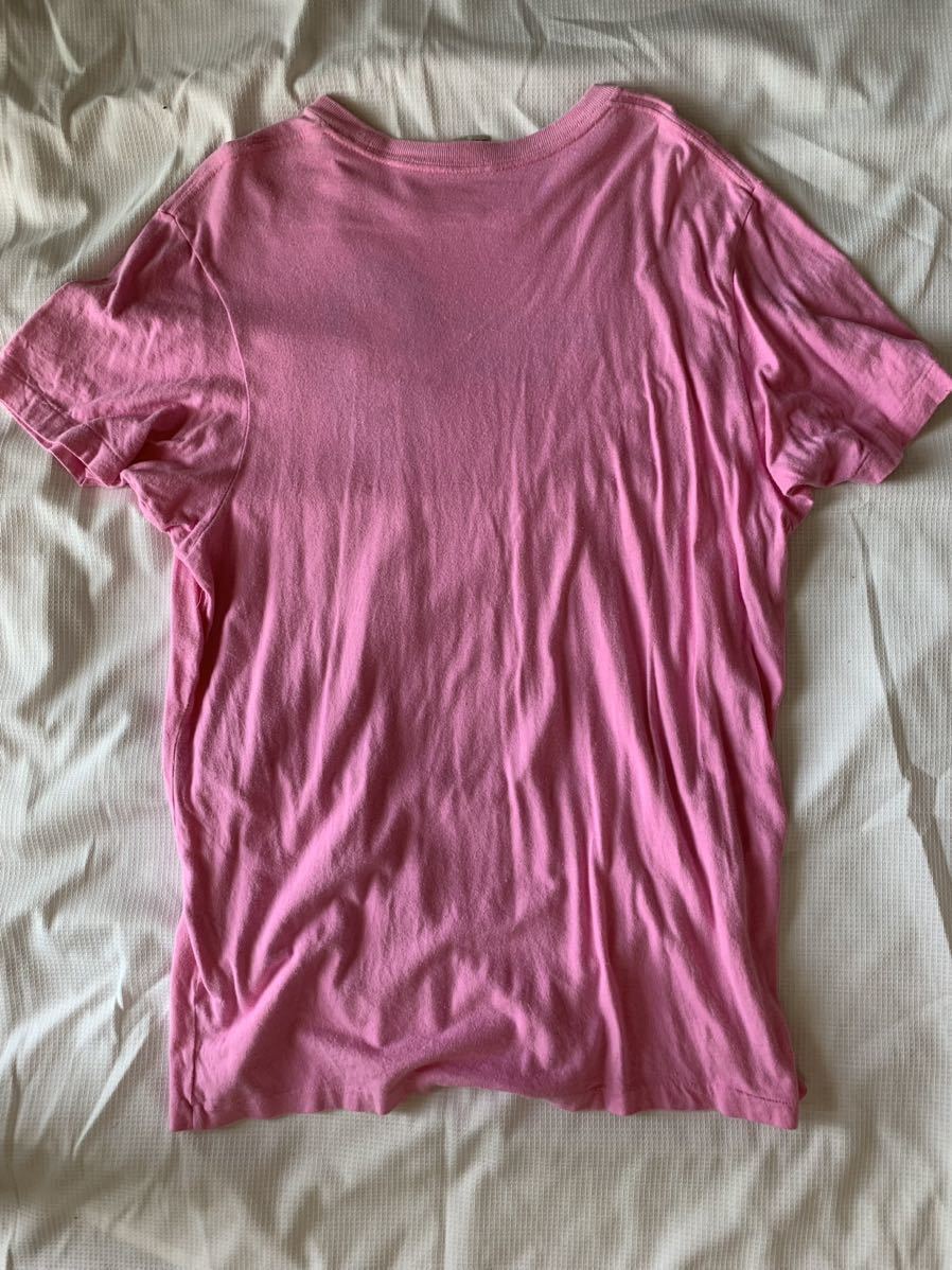 Abercrombie & Fitchアバクロンビー&フィッチ 半袖 ビッグ アイコン Tシャツ ピンクサイズXXL_画像4