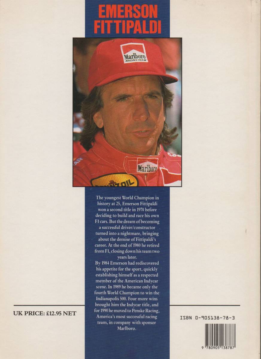 洋書☆ エマーソン・フィッティパルディ/ゴードン・カービィ Emerson Fittipaldi DRIVER PROFILES シリーズ5_画像2