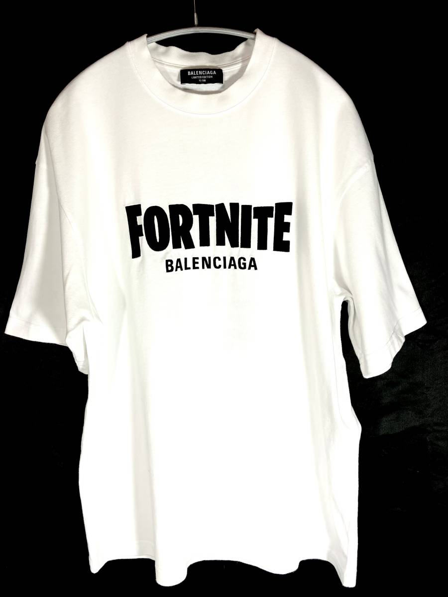 5B1907【本物保証】バレンシアガ フォートナイト 612966 Tシャツ 半袖