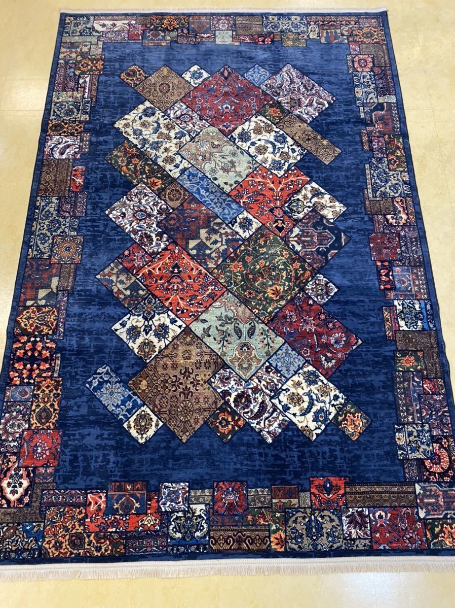 ペルシア絨毯 新品未使用 モダールシルク 高級品 最高密度 486万ノット