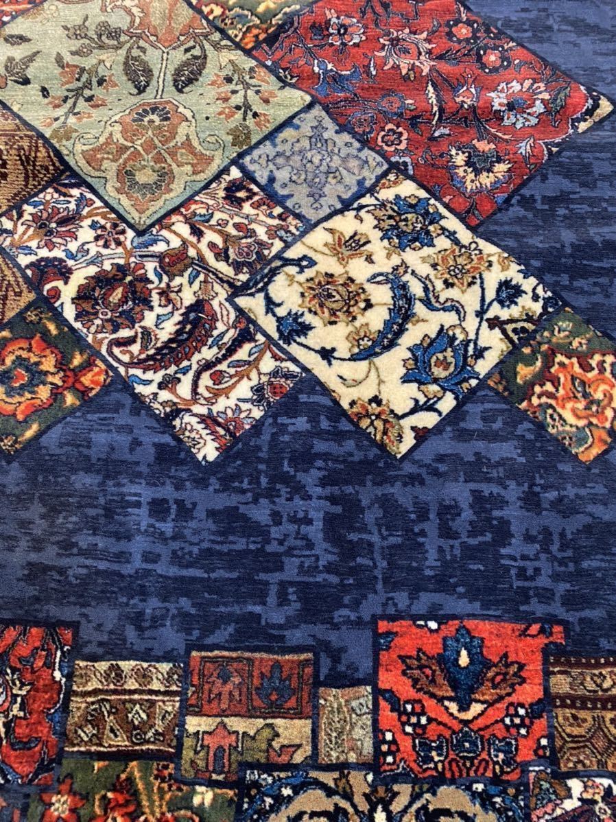 ペルシア絨毯 新品未使用 モダールシルク 高級品 最高密度 486万ノット