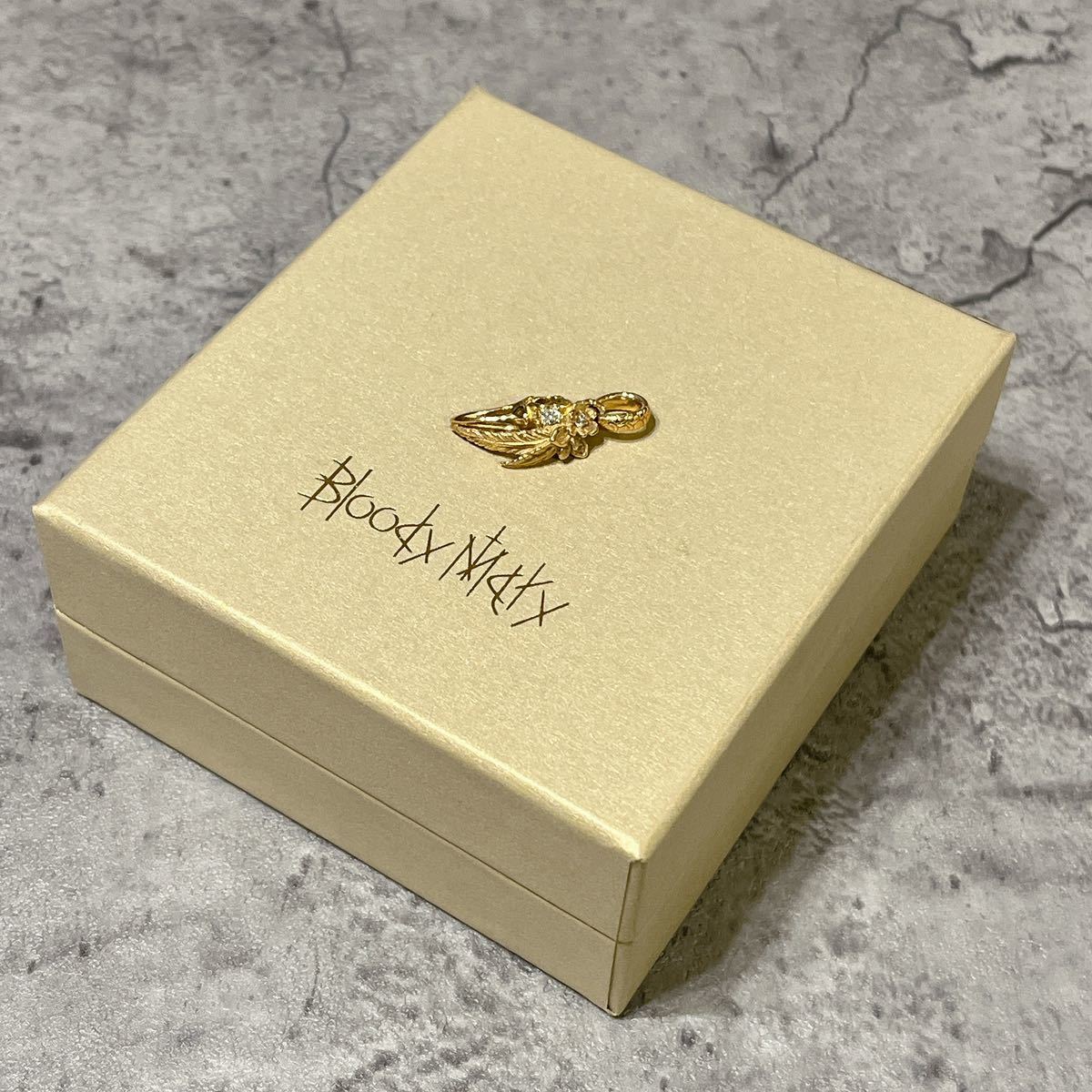  rare limited goods blati Marie K18 Gold & diamond ... charm pendant top 