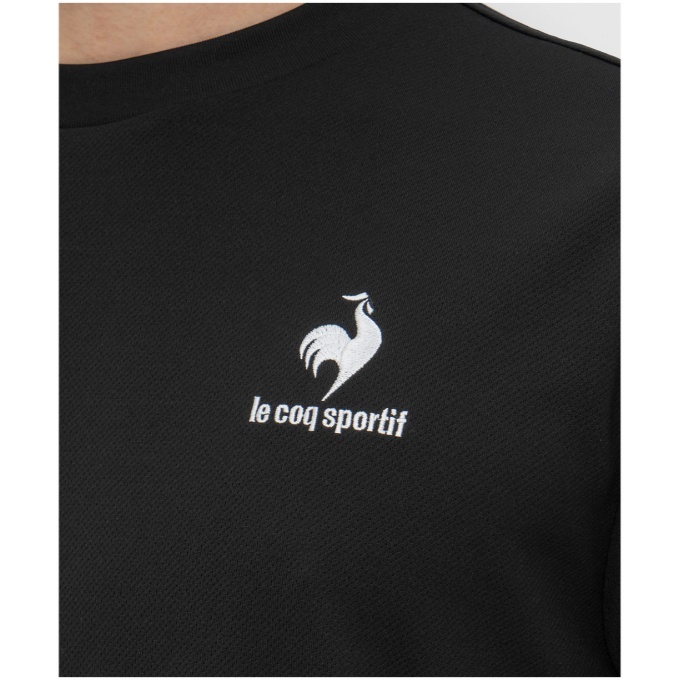 【新品タグ付き】le coq sportif ルコックスポルティフ★吸汗速乾 半袖Ｔシャツ★QMMTJA30Z【Mサイズ】黒_画像4