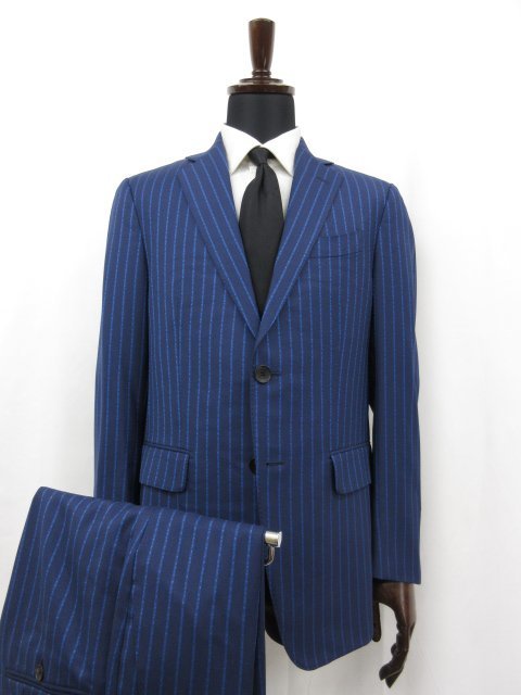 超美品 【エトロ ETRO】 裏地ペイズリー 裏地シルク シングル2ボタン