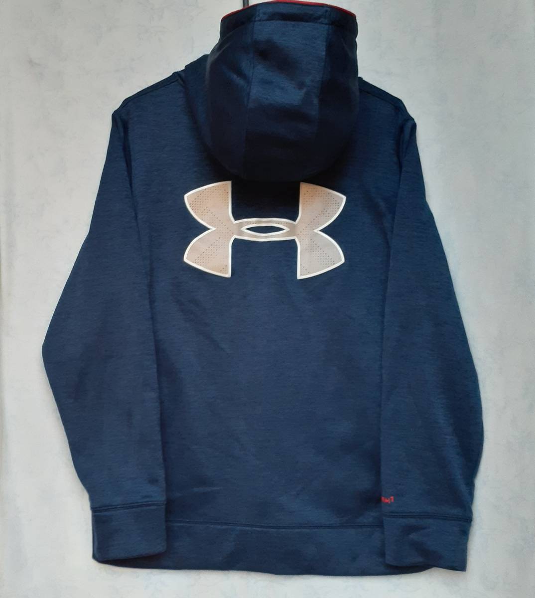 UNDER ARMOUR Under Armor Zip Parker size M темно-синий красный прекрасный товар 