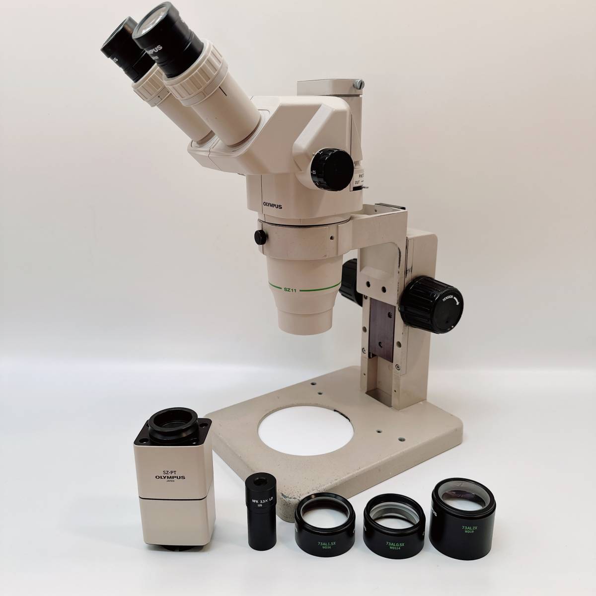 オリンパス OLYMPUS 三眼 実体顕微鏡 SZ1145TR SZ-ST GSWH10X/22 NFK ...