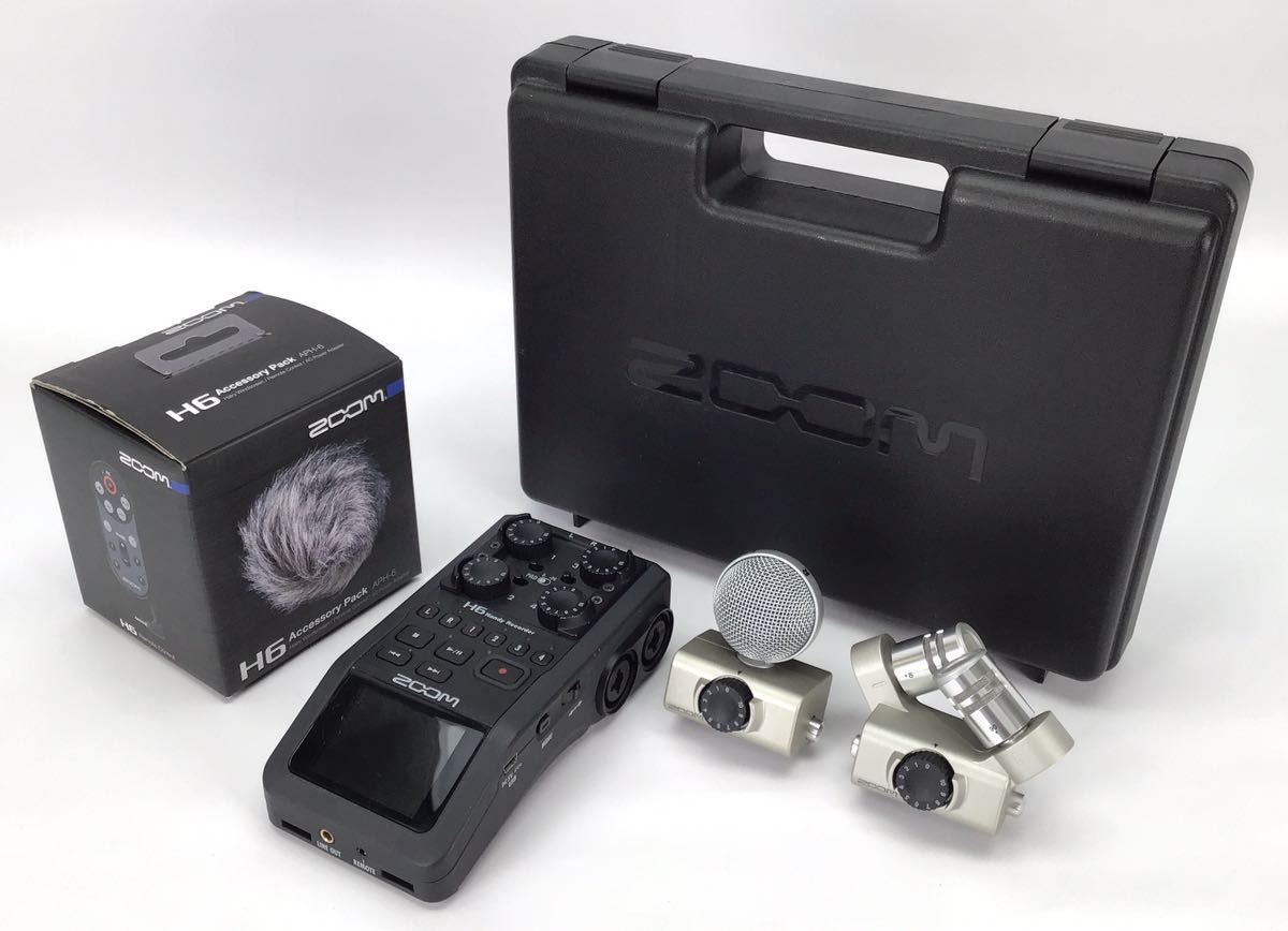 新品同様品 ZOOM H6 BLK レコーダー 純正アクセサリAPH-6付 | gkcsu.org