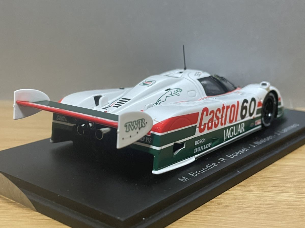 スパーク製 1/43 ジャガーXJR 9 1988年デイトナ24時間ウイナーNo.60 M.ブランデル/R.ボーセル/J.ニールセン/J.ラマースの画像2