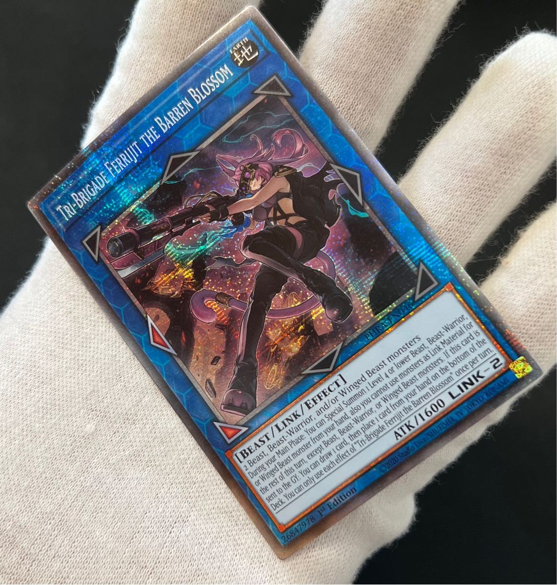 遊戯王 鉄獣戦線 徒花のフェリジット スターライトレア 五つ目個体 美