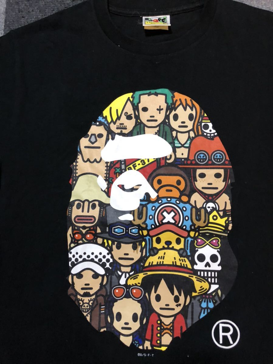 A BATHING APE X ONE PIECE コラボTシャツ SIZE M アベイシングエイプ tシャツ_画像2