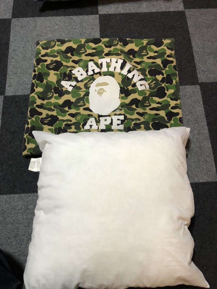 BAPE KUSHION アベイシングエイプ クッション グリーン アベイシングエイプ_画像4