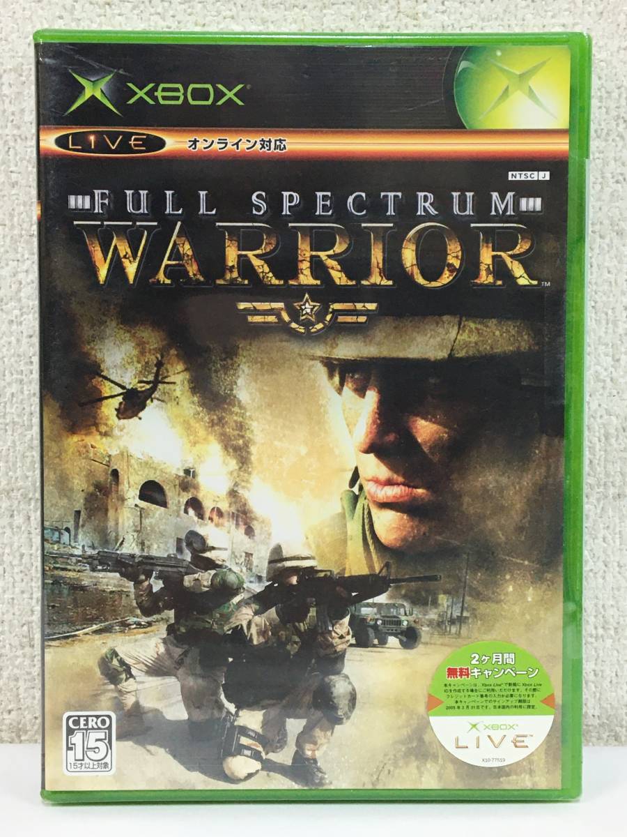 ●○S580 未開封 XBOX ソフト FULL SPECTRUM WARRIOR フル スペクトラム ウォリアー○●_画像1