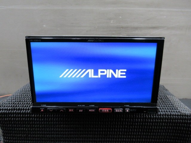 ALPINE アルパイン HDDナビ VIE-X08VS 地図データ2012年