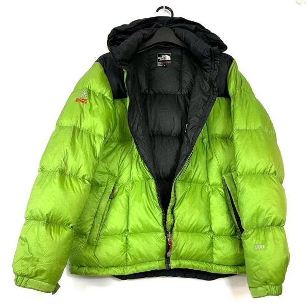 n6072 メンズM 緑 800FP SUMMIT SERIES ローツェ ダウン THE NORTH FACE ヒマラヤン ヌプシ マクマード ヒムダウン バルトロ_画像2