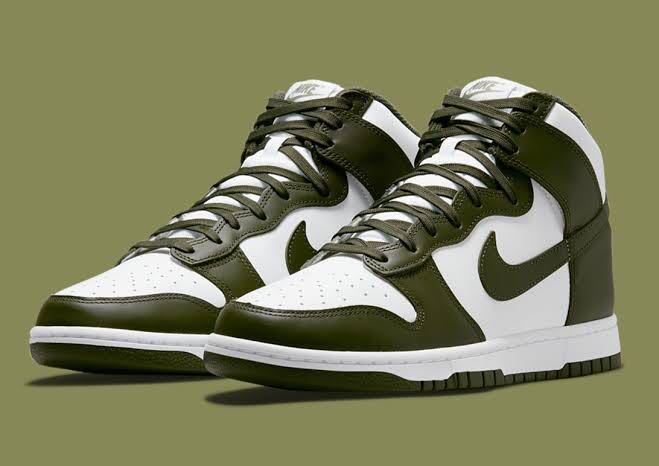 ヤフオク! - 26cm US8 NIKE DUNK HIGH Championship KHAKI CA...
