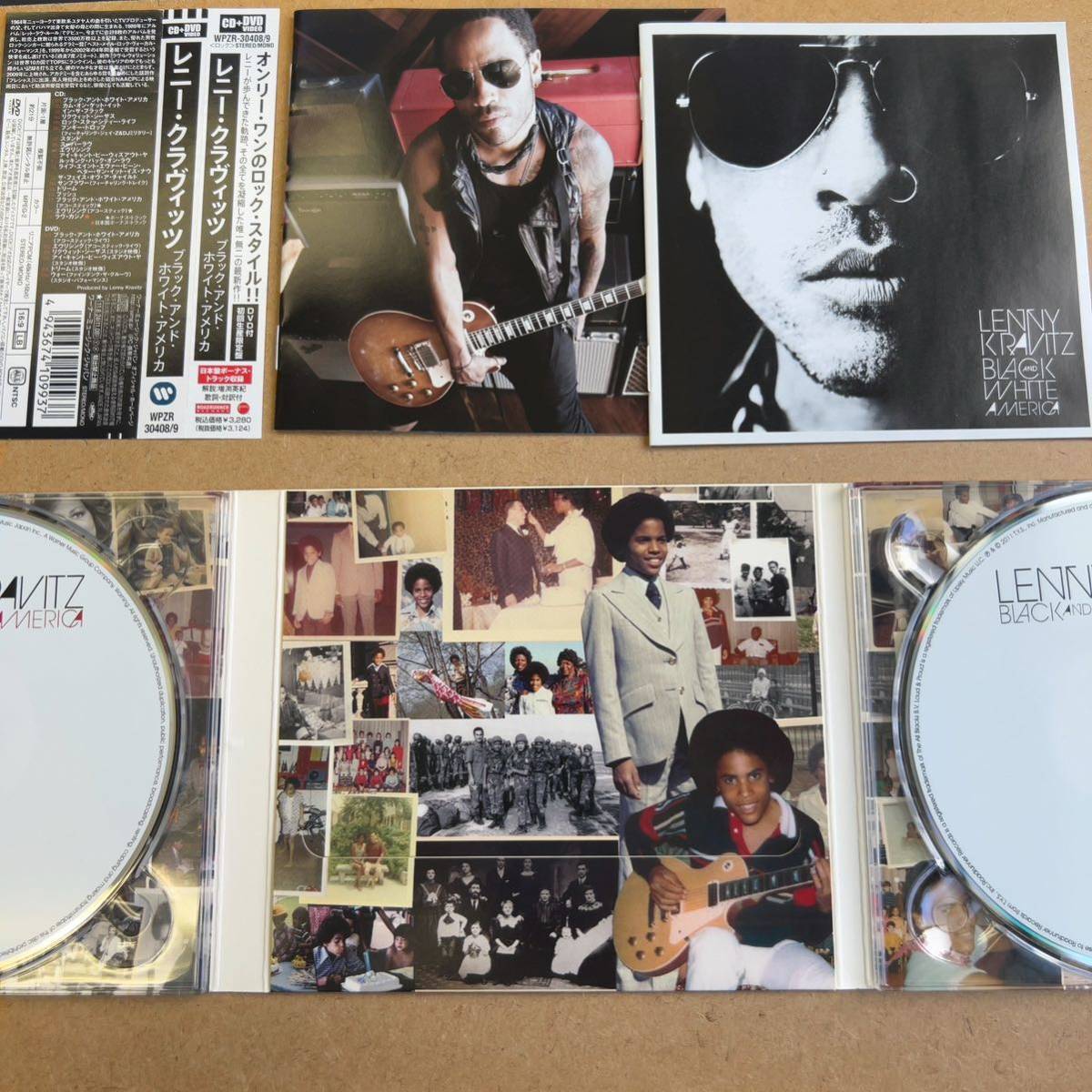 送料無料☆LENNY KRAVITZ『BLACK AND WHITE AMERICA』初回限定盤CD＋DVD☆帯付☆美品☆レニー・クラヴィッツ☆292_画像3