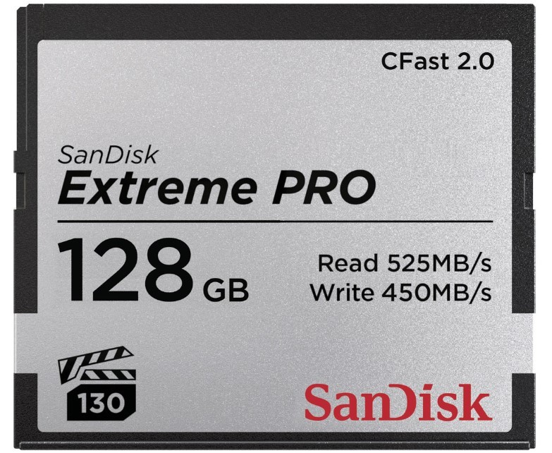 SANDISK(サンディスク) CFast SDCFSP-128G-J46D [128GB] メモリー容量