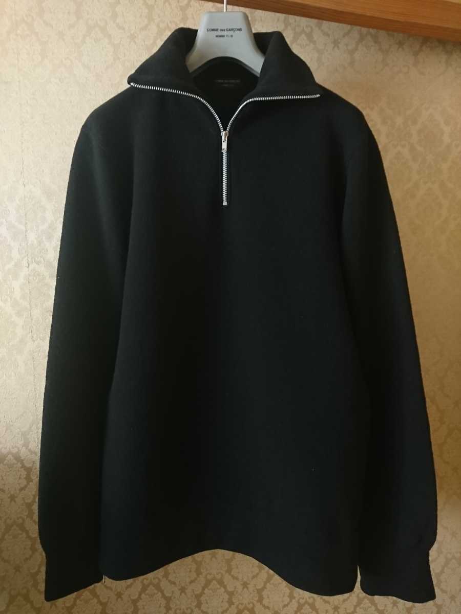 コムデギャルソンオムプリュス ハーフジップニット ウール ニット