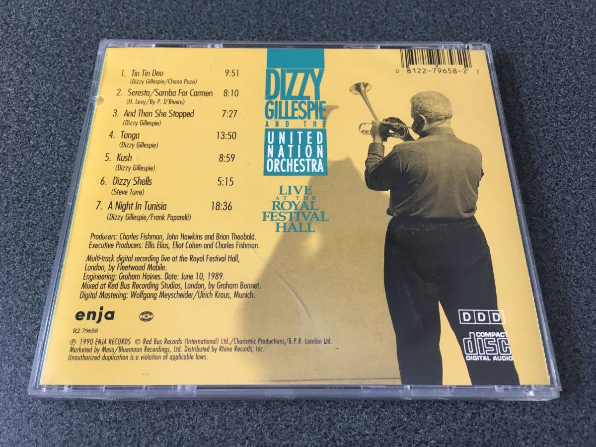 ★☆【CD】Live At The Royal Festival Hall / ディジー・ガレスピー Dizzy Gillespie And The United Nation Orchestra☆★_画像2