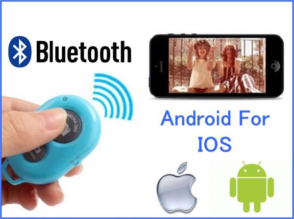 ○ アンドロイド iPhone Bluetooth シャッターリモコン カラー選択可 送料120円(自撮り 撮影 カメラ スマホリモコン ipad タブレット)_画像2