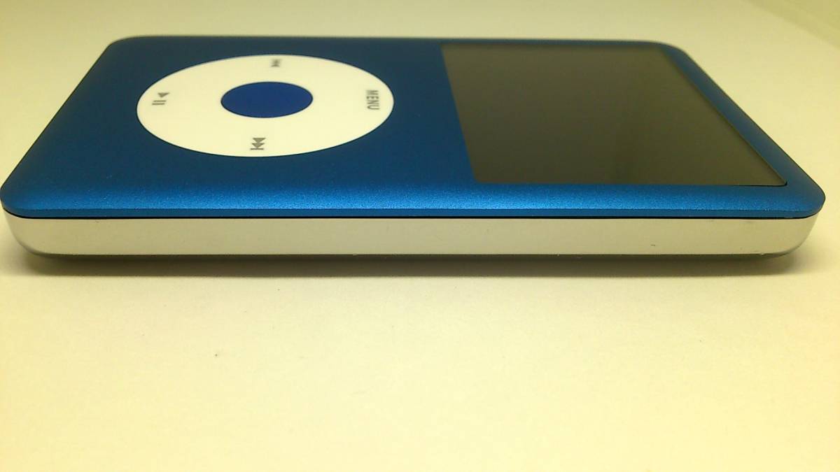 美品iPod classic (160GB→SSD 512GB 大容量化) ブルーホワイト(外装