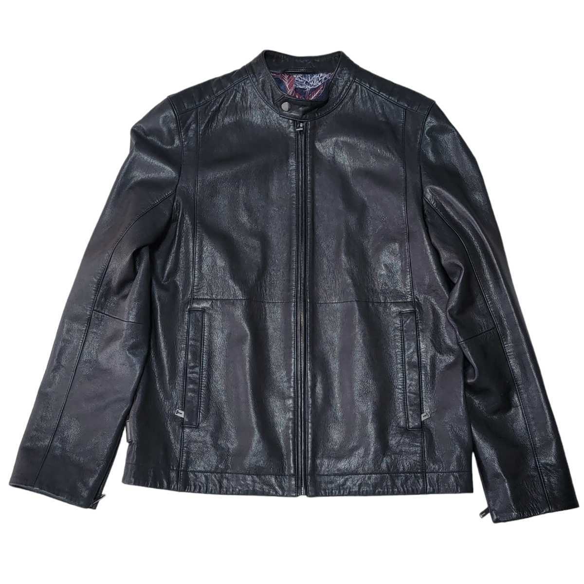 極美品】TED BAKER テッドベイカー 山羊革 シングルライダース 極美品】TED BAKER テッドベイカー 山羊革 シングルライダース