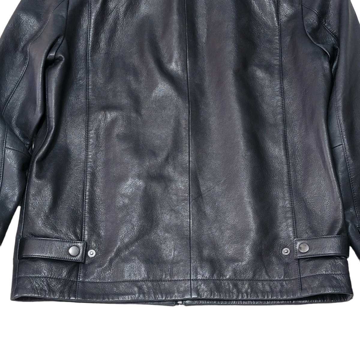 極美品】TED BAKER テッドベイカー 山羊革 シングルライダース 極美品】TED BAKER テッドベイカー 山羊革 シングルライダース