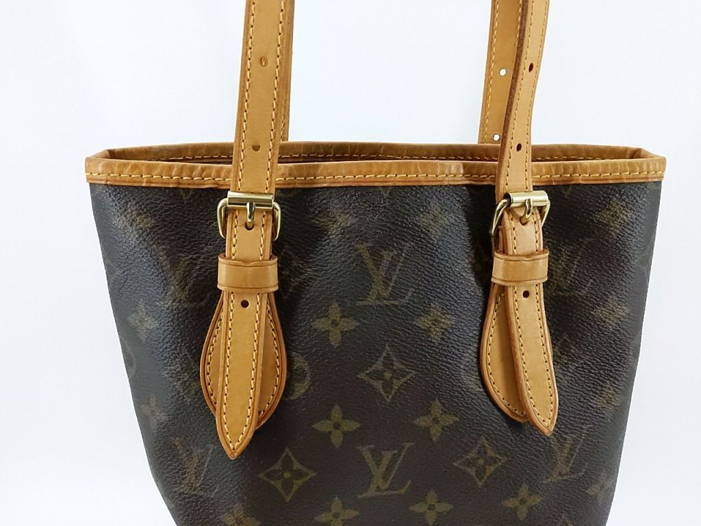 ジャンク】LOUIS VUITTON M42238 プチバケットPM 3 ルイヴィトン 内側