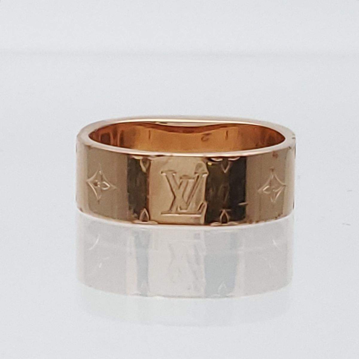 LOUIS VUITTON◇LOUIS VUITTON/リング・ナノグラム_モノグラムモチーフ