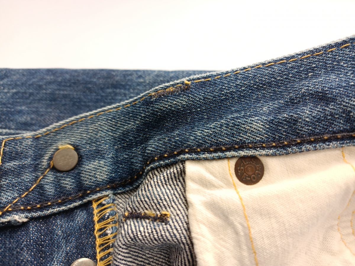 LEVI’S 501XX ジーンズ ブルー SIZE 76cm(W30) 2000年製 555 バレンシアガ工場 米国製 BIGE デニム リーバイス ◆3109/宮竹店_画像4