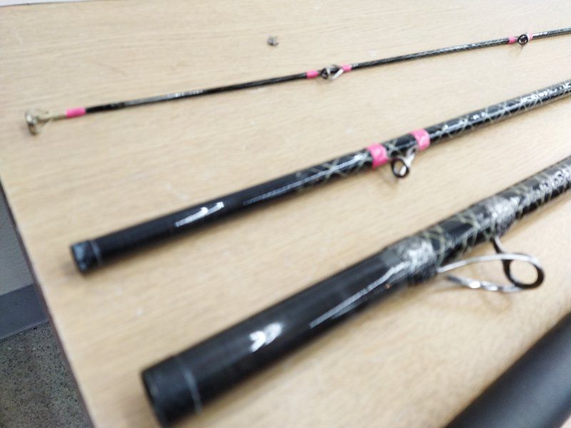 ファッション特集 30号 CASTER SURF DAIWA 454 CARBO KEVLAR 4ピース 452?(実測) ダイワ