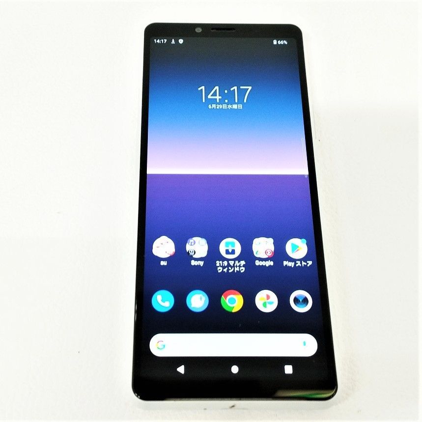 SONY / ソニー XPERIA 10-2 SOV-43 android スマートフォン au 〇 64GB ホワイト◆3102/掛川店_画像8